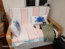 塞纳春天沙发床多功能北欧可折叠实木沙发床客厅小户型双人两用布艺沙发 1.36米【椰棕款 加储物箱】 实拍图