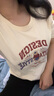 MJ STYLE纯棉短袖T恤男女2025年夏季宽松休闲百搭美式复古风辣妹半袖上衣 实拍图