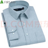 杉杉【DP免烫】长袖衬衫男士蓝色春季商务休闲纯棉衬衣 DP018 42  实拍图
