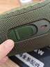 JBL CHARGE5 冲击波五代便携蓝牙音箱+低音炮 户外防水音响 增强版赛道扬声器 毕业礼物 军绿色 实拍图