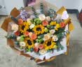 冉子花坊鲜花速递同城配送向日葵混搭抱抱桶玫瑰花篮送女友生日礼物真鲜花 一路生花 实拍图