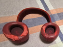 魔音王非一次性通用耳机套头戴式电脑耳罩套保护套耳冒耳套网吧替换耳麦防尘罩保护壳防汗防油更换布罩子 【大号】黑色仿真丝棉布一对 实拍图