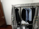 蜗家免安装折叠衣柜出租房简易衣柜宿舍衣服柜双人布衣柜大号卧室衣柜 热气球【折叠款-长130cm】 实拍图