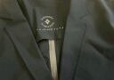 罗蒙（ROMON）男士防晒西服夏季商务休闲青年免烫单西凉感外套上衣XF001黑色170 实拍图