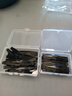 俏三岁 黑色烤漆碎发夹刘海bb夹后脑勺夹子发卡侧边顶夹边夹头饰一字夹 小号黑12只+大号黑12只 实拍图