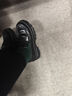 爱步（ECCO）厚底乐福鞋女倪妮同款英伦风一脚蹬厚底增高牛皮女鞋 踪迹220723 黑色22072301001 35 （尺码偏小） 实拍图