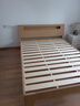 图柔【顺丰闪发】床实木床现代简约双人床主卧大床单人床出租床 【套餐二】单床+衣柜 1.5*2米 框架结构 实拍图