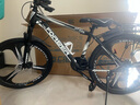 永久（FOREVER）山地车自行车成人男女初中高中学生越野赛车变速碟刹减震脚踏单车 【钢架/密封轴承】黑白色-三刀轮 26英寸24速【升级款155-185cm】 实拍图