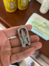 宠物不锈钢折叠剪刀 钓鱼小剪子旅行剪方便携带钥匙串工具随身 折叠鱼线剪刀-小号-PVC剪刀包装袋 实拍图