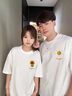 love legend情侣装短袖夏季t恤套装一男一女宽松休闲简约衣服半袖班服定制 白男+白女【小白】 M 男+S 女 实拍图