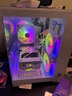 华硕（ASUS）全家桶 i5 12400F/12600KF/RTX4060/4060Ti/5060 Ti主机游戏台式组装电脑主机整机DIY组装机 六：14600KF丨RTX5060丨白色 组装机 实拍图