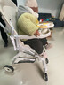 幼贝臣高观景溜娃神器婴儿推车轻便1岁2-3岁坐可折叠双向儿童宝宝手推车 兔白-合金车架+避震 +3D舒适透气 实拍图