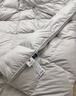 富安娜羽绒被子 90%鸭绒被子冬季 双人冬厚被芯1100g填充230*229cm浅蓝 实拍图