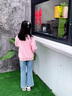 迪士尼女童国风套装2025年新款时尚洋气秋装女孩新中式春秋季卫衣两件套 粉色 【卫衣+牛仔裤】 140 cm 晒单实拍图