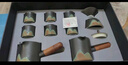 苏氏陶瓷（SUSHI CERAMICS）手绘釉画彩千里江山侧把茶壶功夫茶具礼盒套组中国风文创系列 实拍图