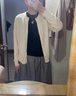 无印良品（MUJI）女式 汉麻棉轻便长裙 长半身裙女裙子 25年夏季女装 BE1VBC5S 灰色条纹 M （160/66A） 实拍图