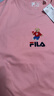 FILA 斐乐女装官方女士短袖T恤夏季休闲运动内搭t恤运动上衣 麦町粉-F51W328152FPK 2XL （180/96A/XXL） 实拍图