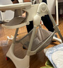karmababy卡曼婴幼儿童宝宝餐椅可折叠便携式多功能儿童安全成长餐椅 【302电动摇椅】香槟金+抑菌安睡垫 实拍图