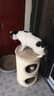 华元宠具（hoopet）猫爬架剑麻桶猫抓板一体大型猫架多功能四季通用猫窝半封闭式 米色剑麻桶(全身剑麻可抓) 实拍图