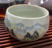 驰达陶瓷千里江山哥窑功夫茶杯主人杯单个中式陶瓷茶具家用喝茶杯品茗杯 黄汝禅寂杯/千里江山 实拍图
