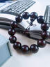 灵木阁印度小叶紫檀手串高油高密度满金星佛珠文玩老料檀香木男士手链 18mm*13颗-沉水老料高密度紫檀 实拍图