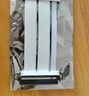 京兆信息PCIe4.0显卡延长线双反向延长线精粤铭瑄七彩虹等主板 闪麟蜂鸟服务器级可定制180度延长线itx机箱 【4.0】双反向18.5厘米/白色 实拍图