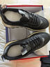 蜘蛛王男鞋时尚拼接跑步休闲鞋增高耐磨舒适运动鞋 黑色 41  实拍图