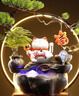 欧梵普（oufanpu）创意招财猫流水摆件摇手招财礼品前台装饰循环水乔迁搬家开业礼物 摇手招财猫摆件【财福双收】 【寓意美好，高端摆件】 实拍图