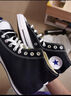 匡威（Converse）官方All Star经典帆布男女高帮休闲运动鞋黑色101010 101010/黑色 43 实拍图