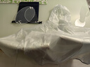 正雨雨衣电动车自行车山地车骑行男女学生儿童专用单人全身防暴雨雨披 磨砂白【有袖款】【双帽檐】 XXXL 1件 【赠收纳袋】 实拍图