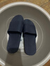 乐拖浴室拖鞋男夏季室内家用洗澡防滑情侣居家居软底简约凉拖鞋女夏天 藏青色 40-41 (适合39-40的脚穿) 实拍图