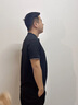 罗蒙【父亲节礼物】冰丝短袖t恤男夏季薄款男士透气polo翻领衫半袖 藏青+灰蓝 XL (建议125-140斤) 实拍图