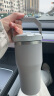 STANLEY拎拎杯吸管杯水杯保温杯大容量办公车载不锈钢杯子591ML-烟灰 实拍图