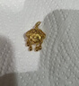周生生灵动圆球单边耳线 Pt950铂金Daily Luxe白金耳饰 89179E定价 实拍图