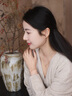 中鑫珠宝18k金小葫芦项链彩金锁骨链K黄金色吊坠ab链设计感送女友礼物 实拍图