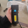 四核灯芯手电筒COB侧灯两用可充电户外多功能led远射灯 黑色 黑色四核灯芯350毫安 实拍图