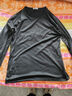 嘉晔长袖t恤男日常休闲百搭纯色圆领T恤春秋修身打底衫 黑色 2XL 实拍图