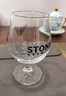 利比STONE美国巨石精酿啤酒杯IPA品脱杯高脚郁金香杯美式品脱杯玻璃杯 黑标郁金香啤酒杯 450ml 1只 实拍图