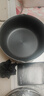 花厨夫人316不锈钢汤锅电磁炉煮面锅小奶锅家用婴儿辅食不粘锅日式雪平锅 24cm带蒸笼【316抗菌七层钢 24cm 实拍图