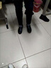 欧品臣休闲皮鞋女夏季妈妈鞋软底舒适平底鞋透气防滑防臭通勤套脚工作鞋 黑色 36 【标准码】 实拍图