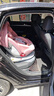 贝比途（BOBEITOO）贝悦儿童安全座椅汽车用0-12岁宝宝婴儿360度旋转i-Size认证 尊享版-蜜桃粉+遮阳棚 实拍图
