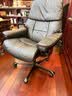 思特莱斯（Stressless）【店铺热销】挪威进口办公椅真皮老板椅北欧轻奢人体工学椅红宝石 办公椅--巴帝克皮--黑色 实拍图