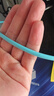 PANDUIT 泛达超六类细网线CAT6A类跳线家用电脑宽带POE监控万兆高速成品线 冰湖蓝 10米 实拍图