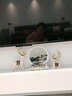 赟娅高档流沙画鹿办公室桌面摆件客厅酒柜装饰品入户玄关乔迁搬家礼物 福禄流沙【米色铃兰鹿】 实拍图