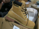 马登男士马丁靴美式经典大黄靴秋冬户外休闲工装靴2025新款加绒男鞋 砂黄 （加绒版） 45 (275mm) 男码 实拍图