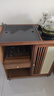 木马人移动茶桌家用小茶台客厅泡茶车茶几茶具套装自动烧水壶一体茶水柜 茶色-65长单抽单门+煮茶款全自动电器+茶具套装 实拍图