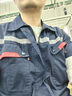 耐典防静电工作服套装夏季短袖劳保服男女汽修工程服厂服定制 藏蓝175 实拍图