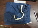 NASA GOOD牛仔裤男四季舒适宽松直筒男裤港风休闲长裤子男 中深蓝 3XL 实拍图