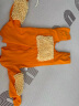UKUHPK春夏婴儿拖把爬行服宝宝拖地爬爬服连体衣服擦地板防脏罩衣春秋款 黄色【包手包脚】春秋长袖 90cm 适合20-25斤 晒单实拍图
