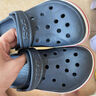 CROCS卡骆驰贝雅卡骆班儿童洞洞鞋沙滩鞋男女童包头拖鞋/207018/207019 深蓝色-410 25 (150mm) 实拍图